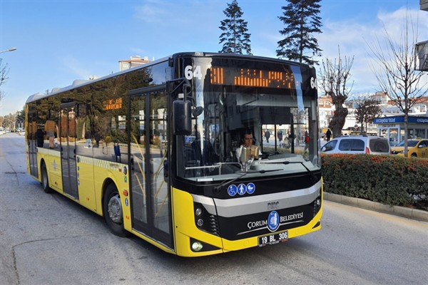 Çorum’da halk otobüsleri bayramda iki gün ücretsiz 