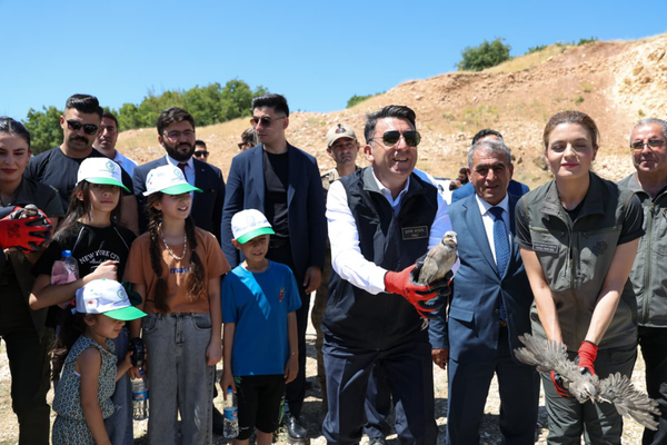 Tunceli'de 500 kınalı keklik doğaya salındı<