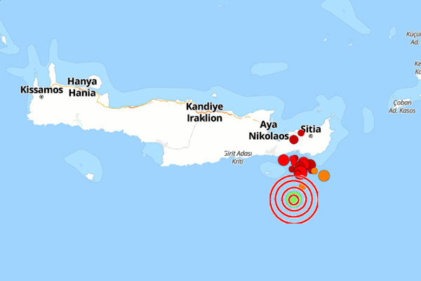 Yunanistan’da deprem<