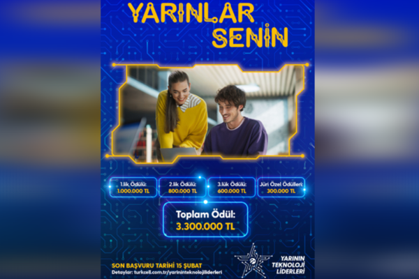 Turkcell’in “Yarının Teknoloji Liderleri” yarışmasına başvurular devam ediyor<