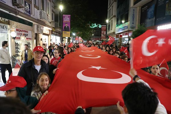 Ordu’da 103. yıl Cumhuriyet Yürüyüşü düzenlendi<