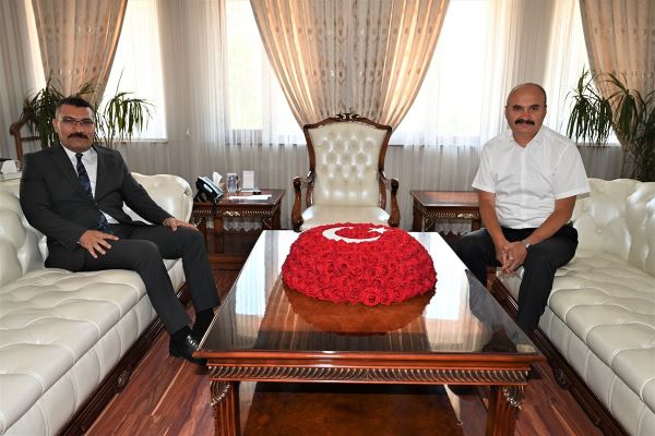 Batman Cumhuriyet Başsavcısı Şahingöz’den Vali Canalp'e veda ziyareti
