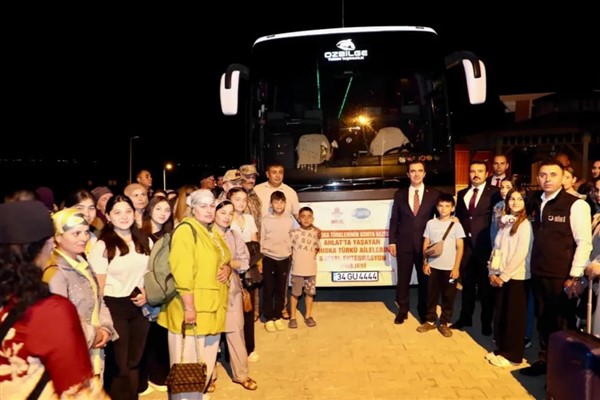 Ahıskalı Türk soydaşlar Konya'ya uğurlandı