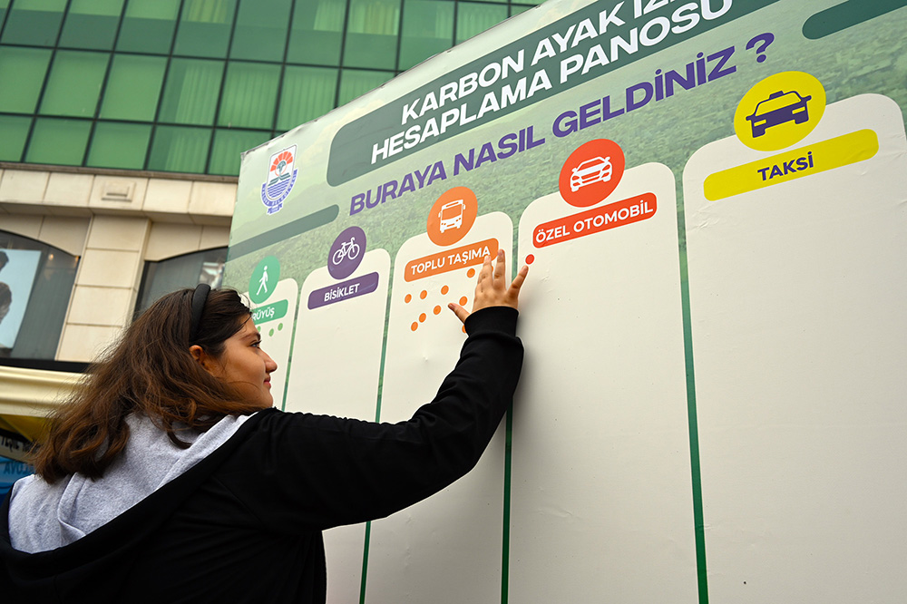 Yalova’da Hareketlilik Haftası etkinliğinin karbon ayak izi ölçüldü<