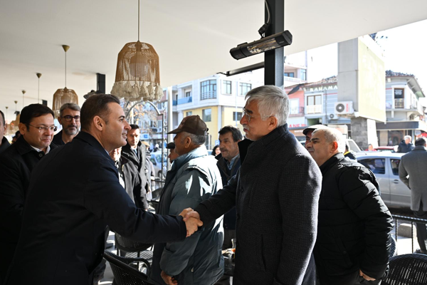Başkan Akın'dan Sındırgı ziyareti<
