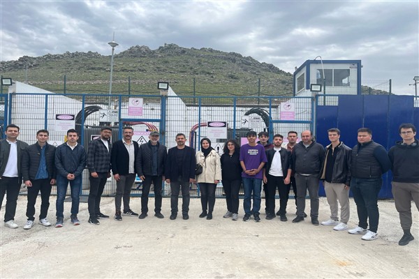 Kayserili öğrencilerden Katı Atık Düzenli Depolama Tesisi'ne ziyaret<
