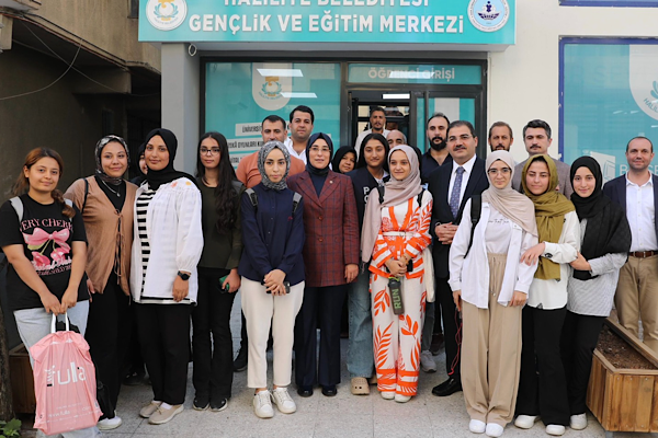 Canpolat ve Yazmacı'dan Haliliye eğitim merkezlerine ziyaret