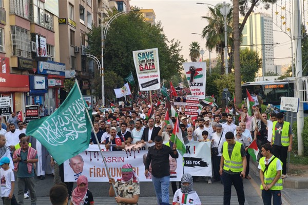 Şanlıurfa’da Gazze'ye destek yürüyüşü düzenlendi<