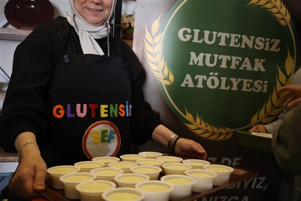 Glütensiz Mutfak Atölyesi’nde üre tatlısı yapıldı<