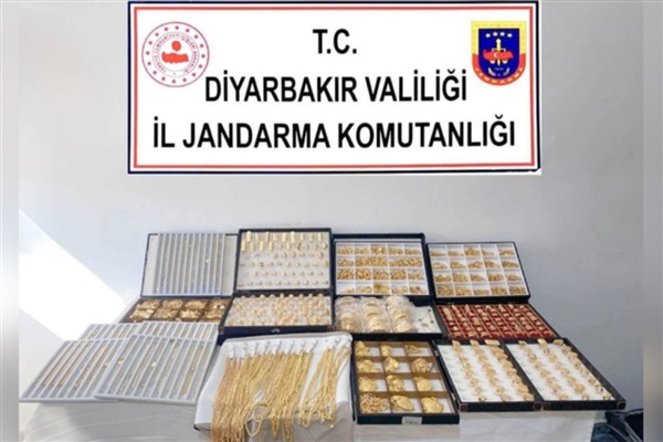 Diyarbakır’da 7,5 kilogram işlenmiş altın ele geçirildi