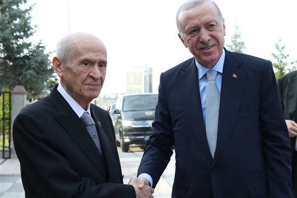 Cumhurbaşkanı Erdoğan'dan MHP Genel Başkanı Bahçeli'ye ziyaret