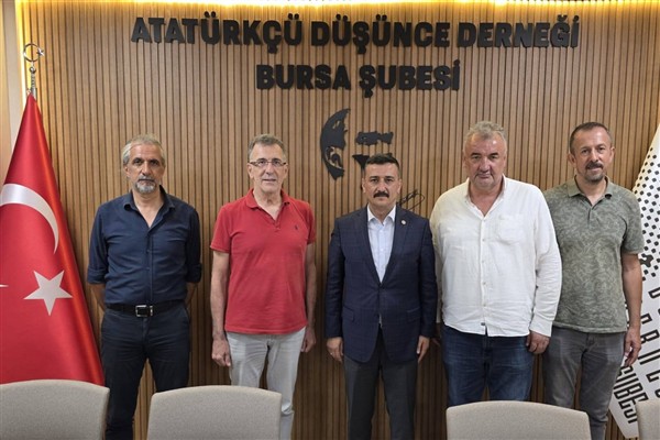İYİ Parti Bursa Milletvekili Türkoğlu'ndan ADD Bursa Şubesi’ne ziyaret