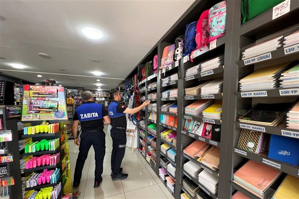 İnegöl'de zabıtadan kırtasiyelere denetim 