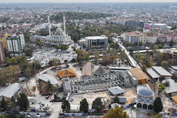 Konya Şehir Kütüphanesi inşaatı sürüyor<