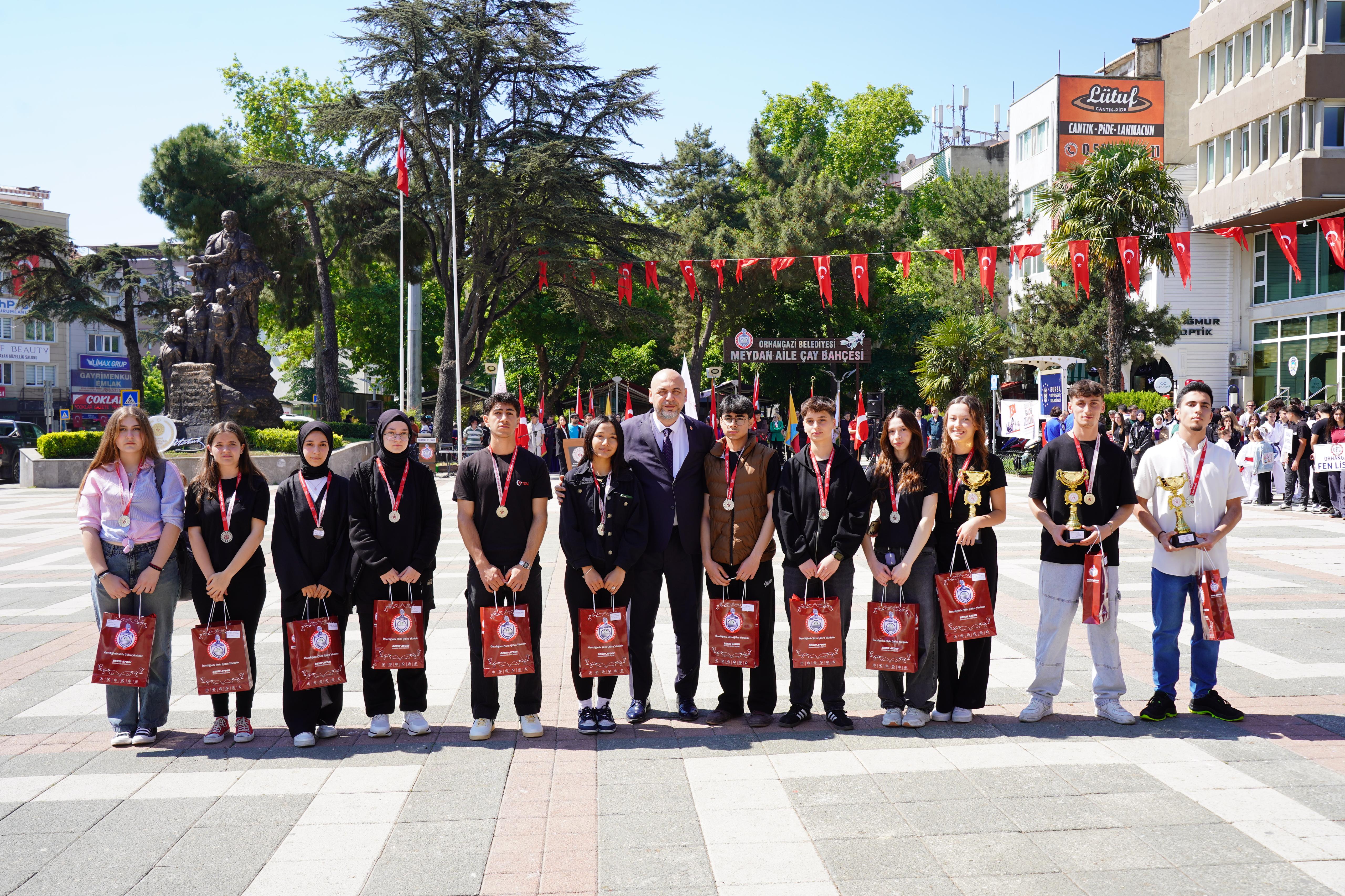 Orhangazi’de 19 Mayıs kapsamında tören düzenlendi<