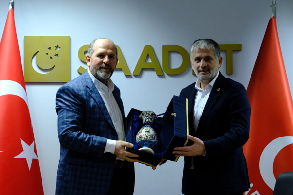 Saadet Partisi Bursa İl Başkanı Gürsel'e İHH’dan ziyaret
