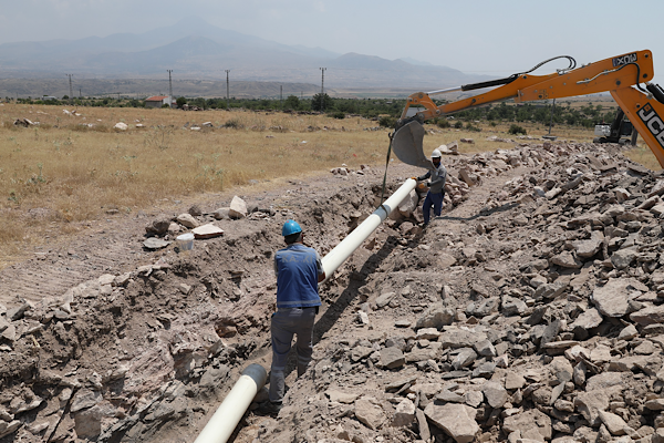 Kayseri'de 3 milyon TL'LİK altyapı çalışması