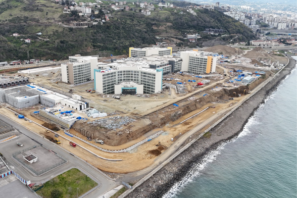 Trabzon Şehir Hastanesi’nin altyapısı hazırlanıyor