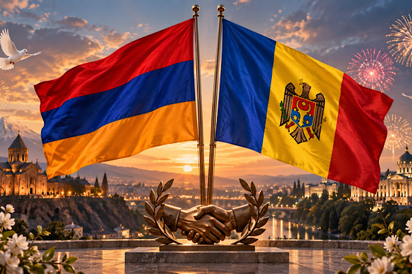 Moldova'dan Ermenistan'ın bağımsızlığının 35. yıl dönümüne kutlama<