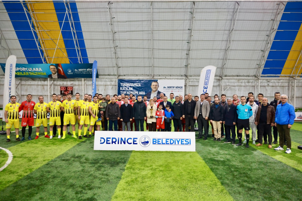 Derince'de Kurumlar Arası Futbol Turnuvası düzenlendi