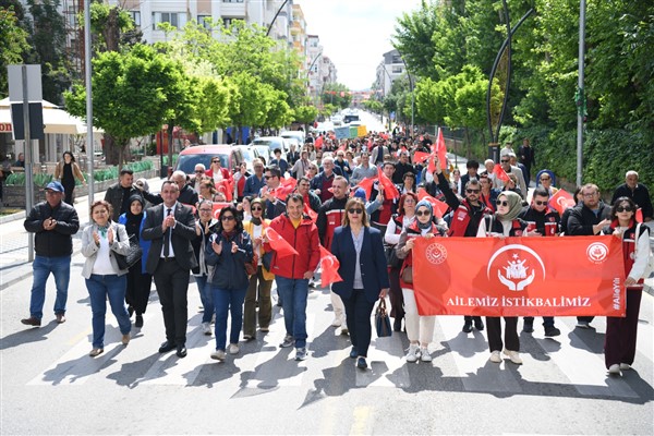 Keşan’da farkındalık yürüyüşü<