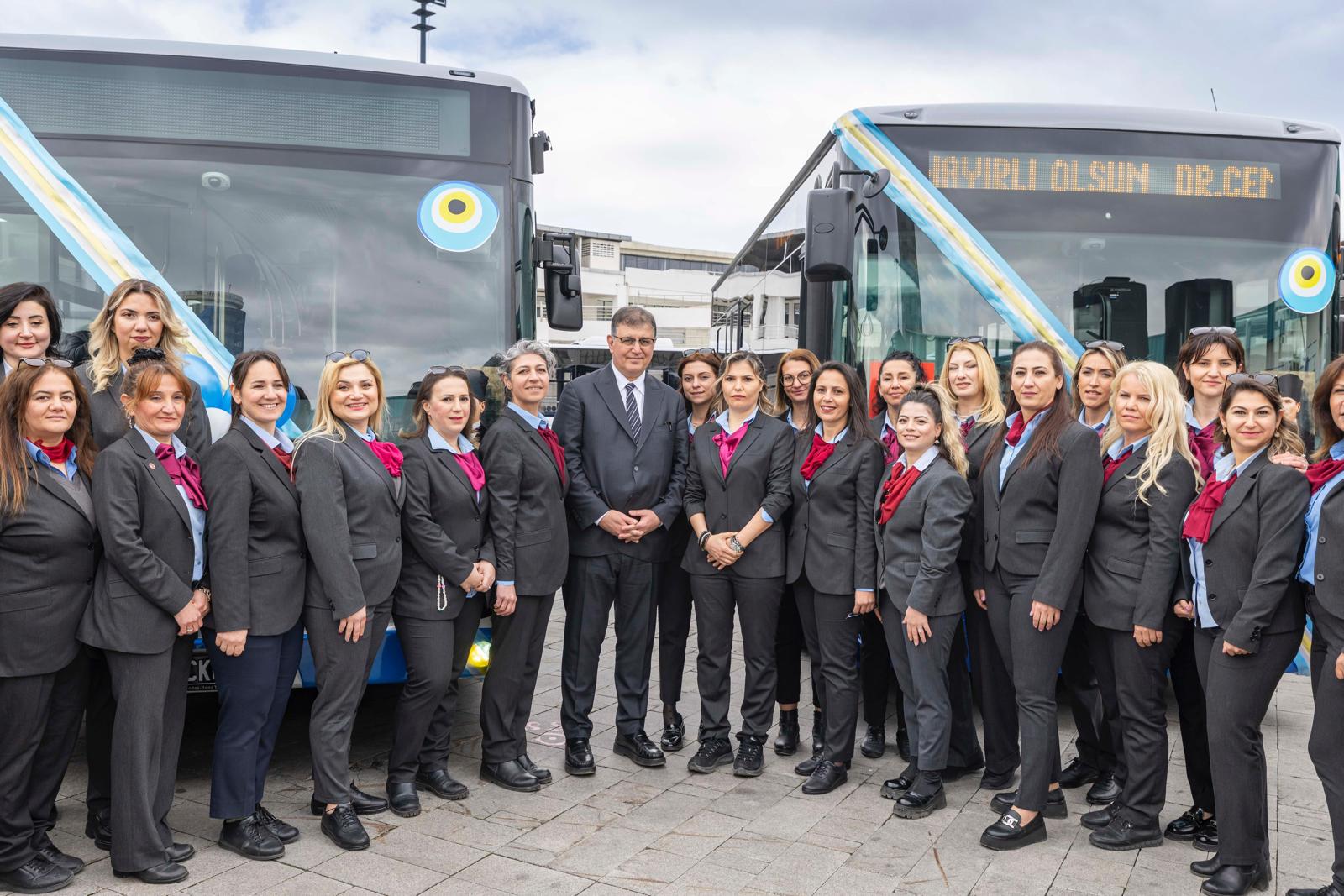 İzmir’in 41 yeni otobüsü yollarda