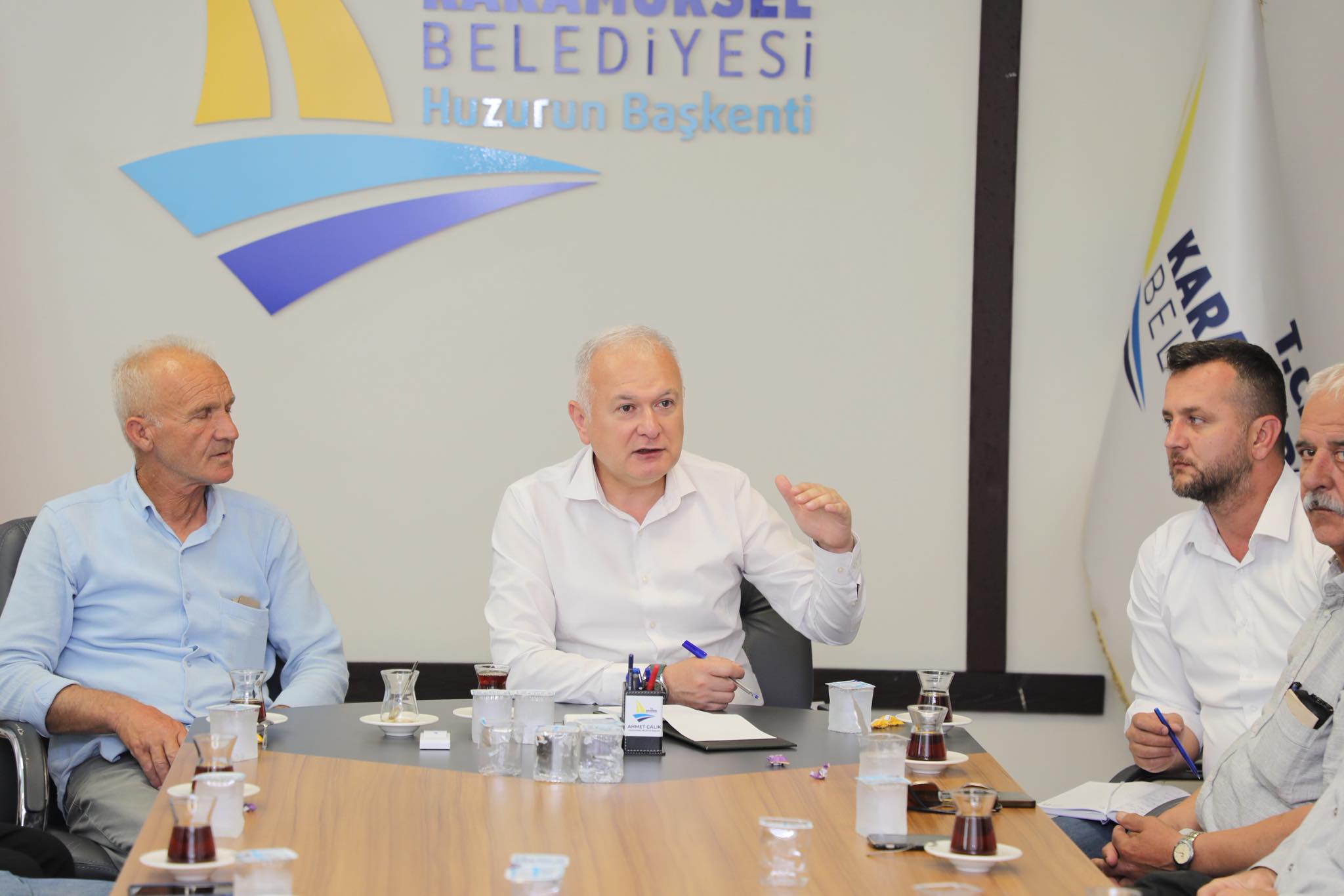 Başkan Çalık, muhtarlarla bir araya geldi<