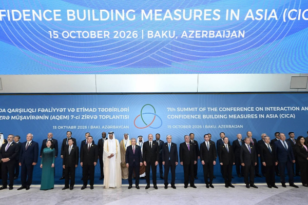 Aliyev, CICA 7. Zirvesi’nde konuştu<