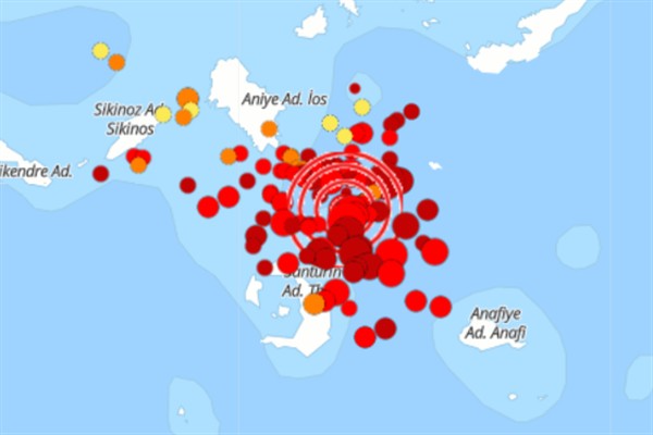 Ege Denizi’nde 4.1 büyüklüğünde deprem