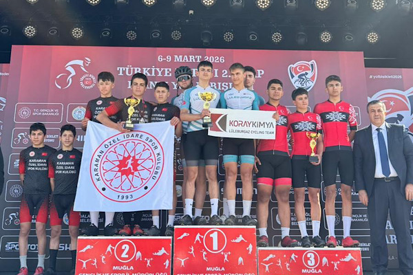 Karamanlı çocuklar, Türkiye Kupası 2. Etap Puanlı Yol Yarışları’nda başarı elde etti<