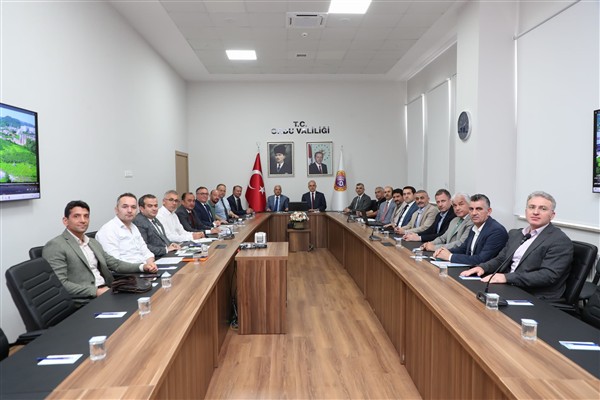 Ordu Şehir Hastanesi ile ilgili koordinasyon toplantısı yapıldı<