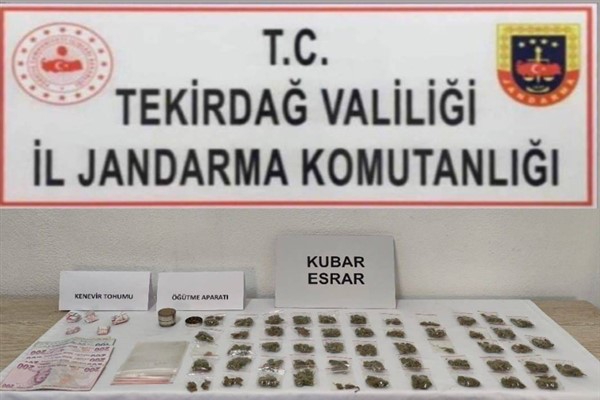 Çorlu'da uyuşturucu operasyonu<