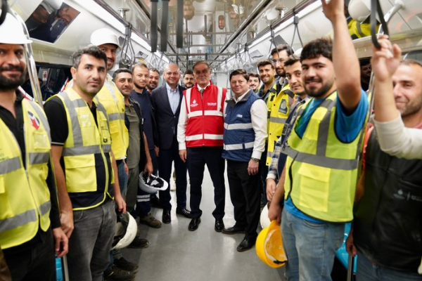Ümraniye-Ataşehir-Göztepe Metro Hattı’nda test sürüşü yapıldı<