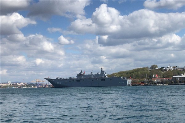 TCG Anadolu gemisi, İstanbul’a ulaştı