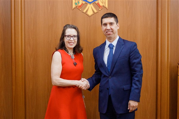 Popşoi, AGİT Moldova Misyonu Başkanı Keiderling ile buluştu<