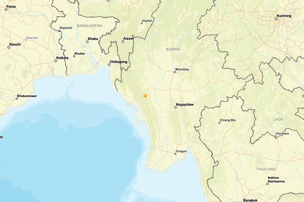 Burma'da deprem<