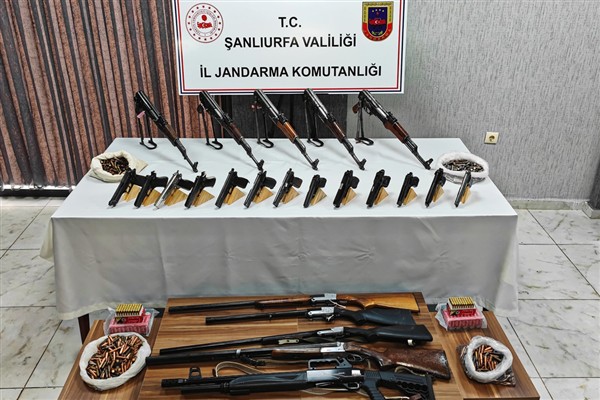 Şanlıurfa'da silah kaçakçılığı operasyonu: 16 gözaltı