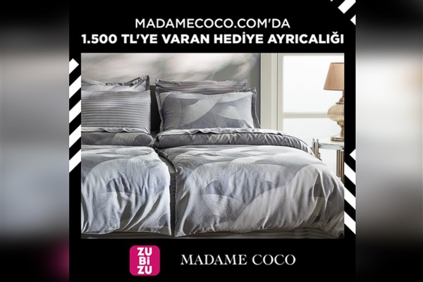 ZUBİZU üyelerine Madame Coco’dan bin 500 TL’ye varan hediye ayrıcalığı