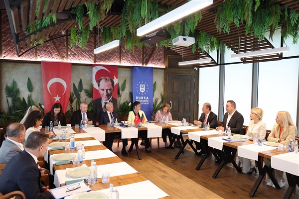 Başkan Bozbey, Alman heyeti ile buluştu<