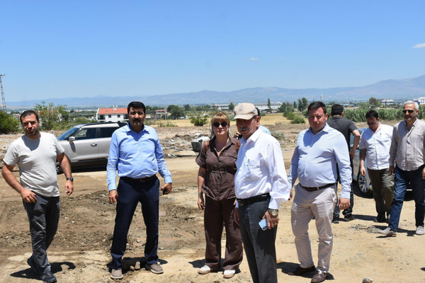 Salihli’de sel sonrası altyapı ve temizlik çalışmaları başlatıldı<