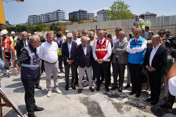 İSKİ, Beylikdüzü Gürpınar Yağmur Suyu Tüneli Projesi'nin temelini attı<