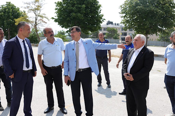 Başkan Kahveci, Kent Lokantası alanını inceledi<