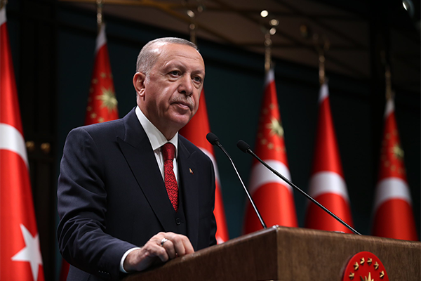 Cumhurbaşkanı Erdoğan: Kızılay Gazzeli kardeşlerimizi asla yalnız bırakmamıştır<