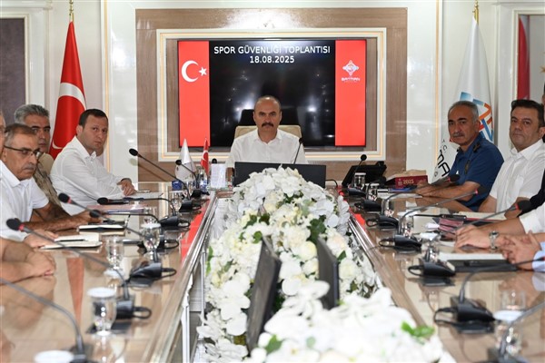 Batman'da İl Spor Güvenlik Kurulu Toplantısı yapıldı