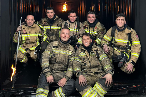 Bursa Büyükşehir İtfaiyesi'nden Koç Üniversitesi personeline eğitim<