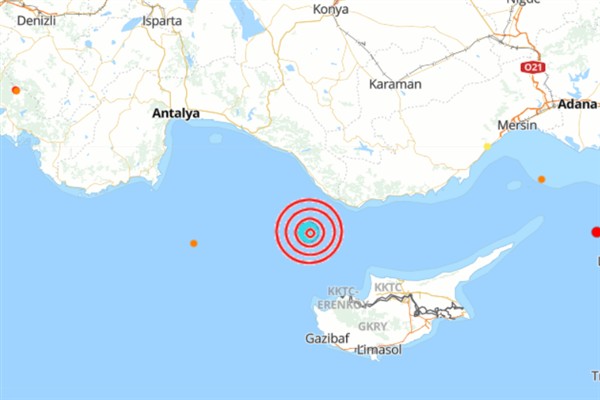 Akdeniz’de deprem