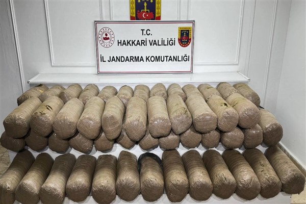 Hakkari’de 503 kilo esrar ele geçirildi