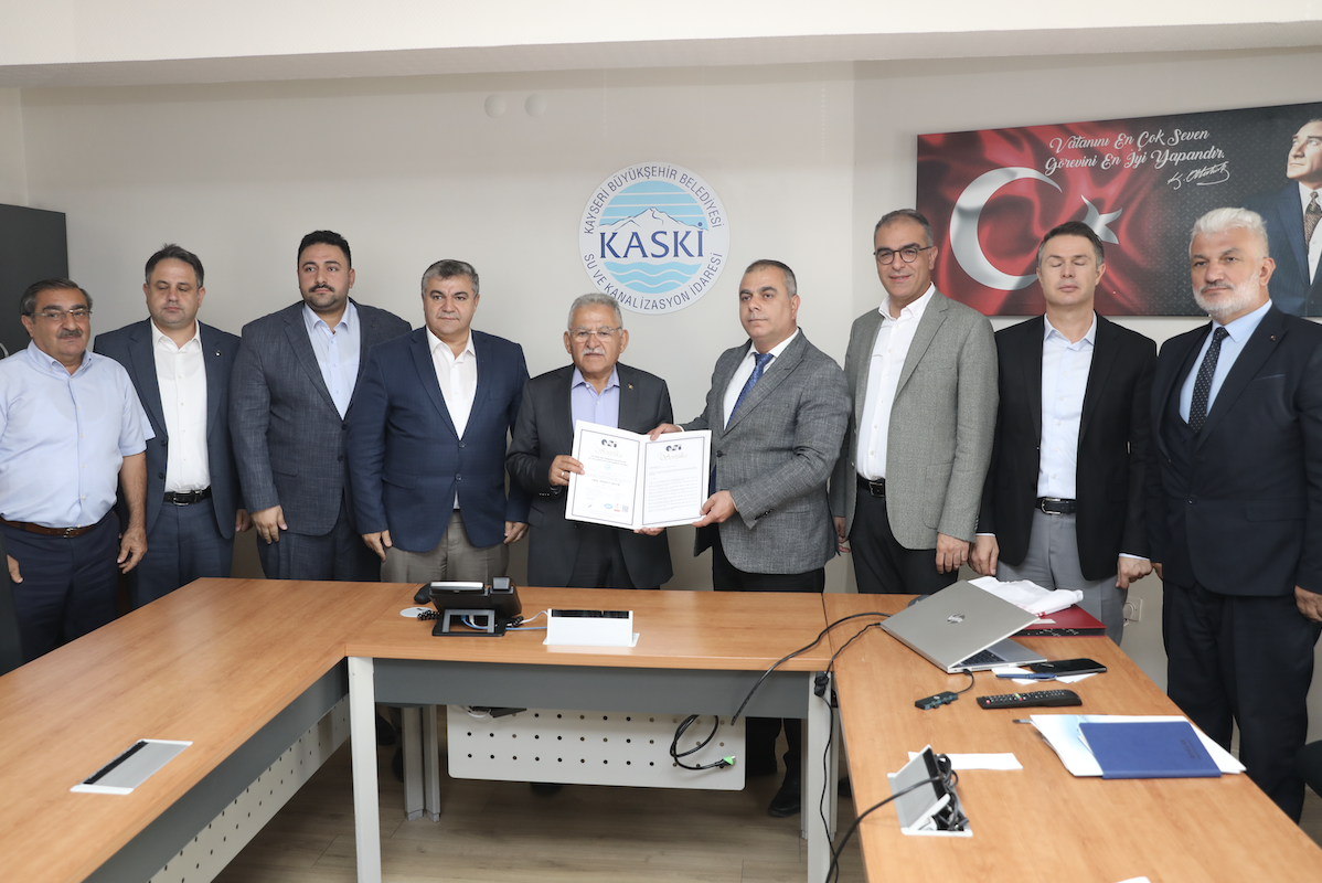 KASKİ, enerji yönetiminde ödül aldı
