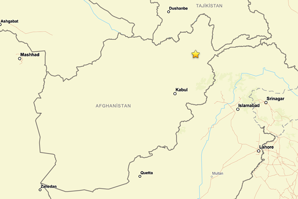 Afganistan'da deprem<