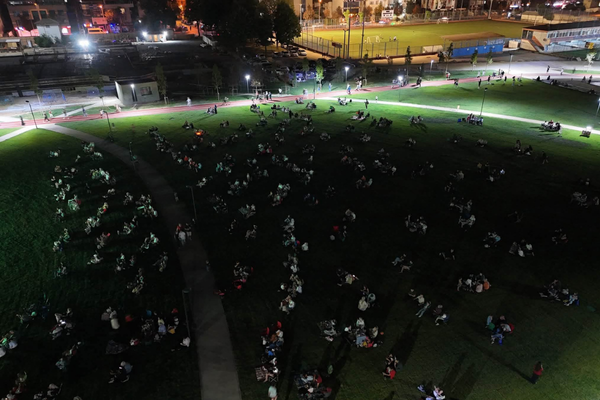 Merkez Park’ta spor ve açık hava sineması vatandaşlarla buluştu